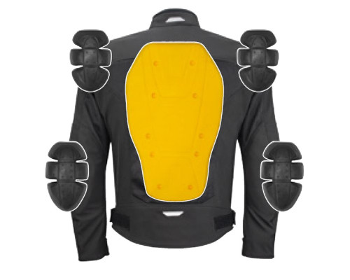 UFO Acron Urban Куртка Softshell Airnet Вітро- та водонепроникна мембрана Дихаюча Знімна Розмір S Чорний