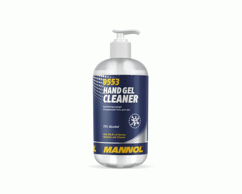 MANNOL HAND GEL CLEANER гель для миття рук 290 мл прозорий