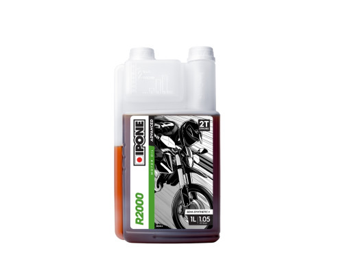 Масло IPONE R2000 для диспенсера Synthetic Plus 2T 1L 800104 червоне