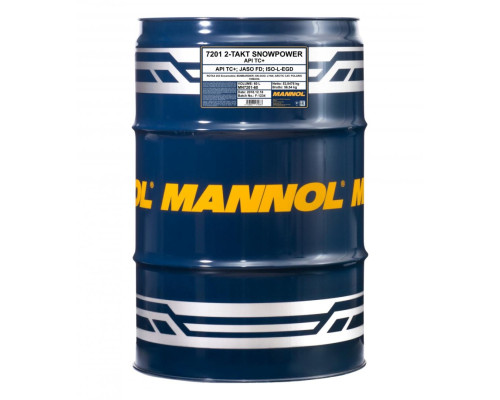 MANNOL 2T SNOWPOWER мастило для снігоходів 60L синій