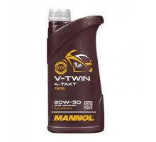 Моторна олива MANNOL 4T V-TWIN 20W50 MA2 синтетична 1 л