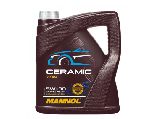Моторна олива MANNOL 7720 5W30 Ceramic C3 5 л