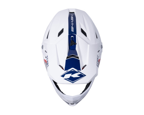 Kenny Racing Decade Smash Patriot Шолом MTB MIPS Розмір S Синій Червоний