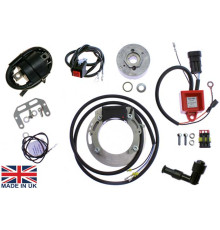 Electrex Set Запалювання Ротор (Магнітне Колесо) Обмотка Alternator Regulator Напруги Котушки Запалювання Ковпачки Свічка Модуль CDI Honda CR125R 1980 Чорний
