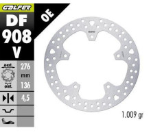 Galfer R 1300GS Adventure Гальмівний диск задній круглий 310x181x4.5 мм 2023-2025 сріблястий