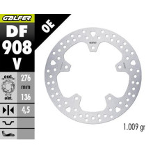 Galfer R 1300GS Adventure Гальмівний диск задній круглий 310x181x4.5 мм 2023-2025 сріблястий