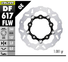 Galfer Shield Гальмівний диск задній KTM 890SMT 2023-2025 Wave Floating 260x107x5 мм