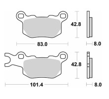 SBS KH685 galley wheels Off-Road Sinter задні праві Can-Am Defender/Traxter 800 '17-'23, 976 '17-'23 wheels