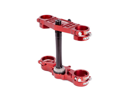 XTRIG ROCS Tech трійні траверси Kawasaki KX 85 2008-2025 офсет 25мм X-TRX коричневий