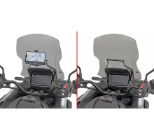 ПОПЕРЕЧНА ДУЖИНА GIVI для встановлення GPS/смартфона Honda NC 750 чорного кольору