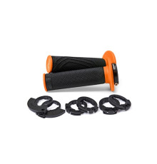 Манетки перемикання передач Domino Off Road D-Lock 2T/4T з адаптерами KTM Husqvarna Honda чорні/помаранчеві