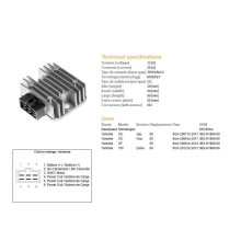 DZE, регулятор, Yamaha CE 50 Jog '07-'17, XC 50 Vino '08-'14, XF 50 '06-'14, YW 50 Zuma '12-'17, MOFSET 35A