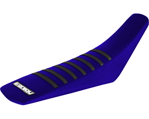 ENJOY WYPRZEDAŻ SEAT COVER POKROWIEC / POSZYCIE NA SIEDZENIE YAMAHA YZF 250 YZ 250F YZ250F'19-'23 YZF 450 YZ 450F YZ450F '19-'22 RIBBED ZEBRA LOGO KOLOR NIEBIESKI/CZARNY