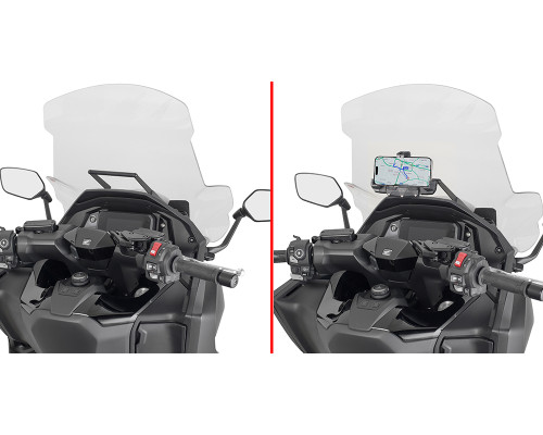 ПОПЕРЕЧНА ДУЖИНА ДЛЯ КРІПЛЕННЯ GPS/СМАРТФОНУ GIVI - HONDA Forza 750 (25)