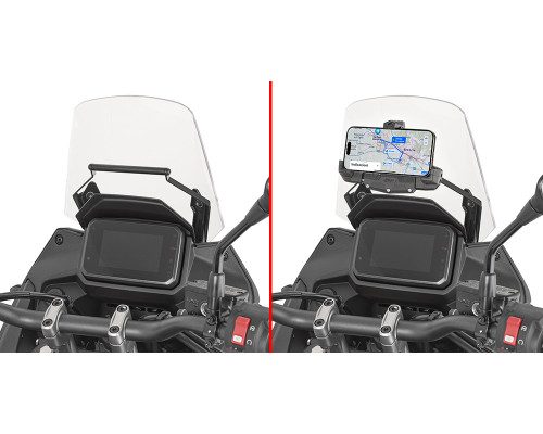 ПОПЕРЕЧНА ДУЖИНА ДЛЯ КРІПЛЕННЯ GPS/СМАРТФОНУ GIVI - HONDA XL 750 Transalp (25)