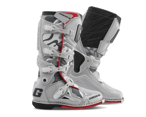 GAERNE Мотоботи CROSS/ENDURO FASTBACK ENDURANCE SNOW CAMO КОЛІР СІРИЙ/ЧОРНИЙ/ЧЕРВОНИЙ РОЗМІР 43