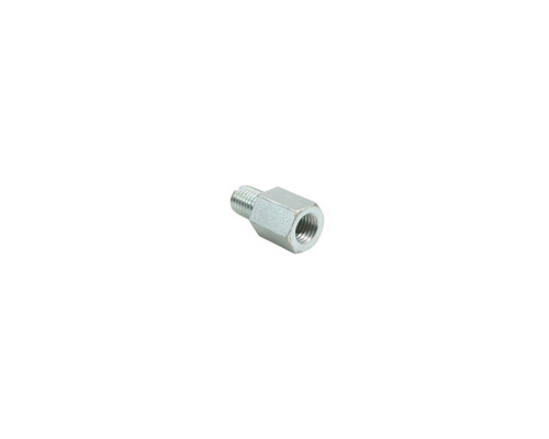 V PARTS (VICMA) АДАПТЕР ДЛЯ ДЗЕРКАЛА (РІЗЬБА M10 X 1,25 ПРАВА/ЗОВНІШНЯ - M10 X 1,25 ЛІВА/ВНУТРІШНЯ)(RT9VC)(КОЛІР СРІБЛЯСТИЙ)