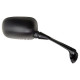 EMGO 2025/02 ДЗЕРКАЛО HONDA CB 400 SB '05-'13, XLV 125 VARADERO ''07-'15, CBF 600 S '97-'16 PRAWE (OEM: 88110-MCE-7900) КОЛІР ЧОРНИЙ (WZ?R ORYGINA?U) (HOMOLOGACJA)