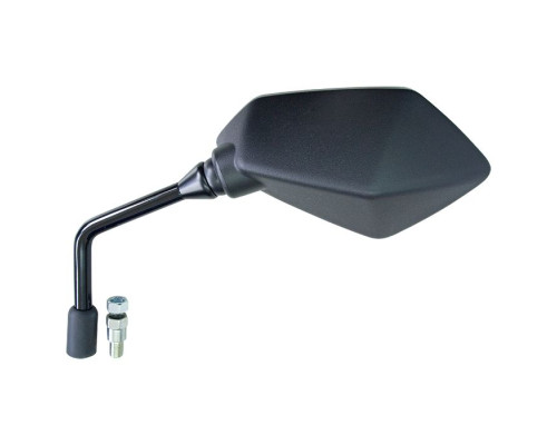 EMGO 2025/02 ДЗЕРКАЛО KAWASAKI KLE 650 VERSYS '11-'18 LEWE (OEM: 56001-0194) КОЛІР ЧОРНИЙ (WZ?R ORYGINA?U) (HOMOLOGACJA)