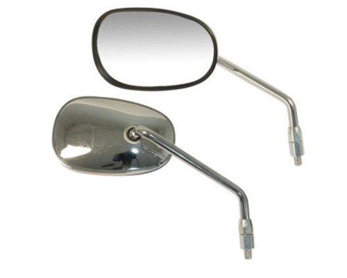 EMGO 2025/02 ДЗЕРКАЛО KAWASAKI VN 900 VULCAN CLASSIC '14-'18 PRAWE (OEM: 56001-0283) ХРОМОВАНЕ (WZ?R ORYGINA?U) (HOMOLOGACJA)