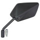 EMGO 2025/02 ДЗЕРКАЛО KAWASAKI Z 125 PRO '14-'16 LEWE (OEM: 56001-0312) КОЛІР ЧОРНИЙ (WZ?R ORYGINA?U) (HOMOLOGACJA)
