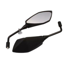 EMGO 2025/02 ДЗЕРКАЛО KAWASAKI Z 800 '16-18, Z 900 '17-18, KLE 300 VERSYS X '17-18 LEWE (OEM: 56001-0299) КОЛІР ЧОРНИЙ (WZ?R ORYGINA?U) (HOMOLOGACJA)