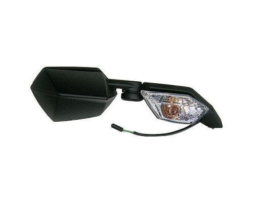 EMGO 2025/02 ДЗЕРКАЛО KAWASAKI ZX-10R '08-'10 PRAWE (OEM: 56001-0103) КОЛІР ЧОРНИЙ (WZ?R ORYGINA?U) (HOMOLOGACJA)
