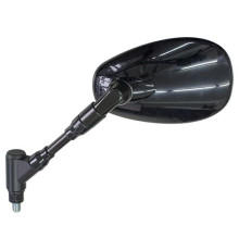 EMGO 2025/02 ДЗЕРКАЛО YAMAHA XSR 900 '16-'18 LEWE (OEM: 1B3-26280-20) КОЛІР ЧОРНИЙ (WZ?R ORYGINA?U) (HOMOLOGACJA)
