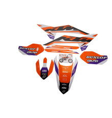BLACKBIRD НАБІР НАЛІПОК (OKLEIN) KTM SX 85 '25 DREAM 5 КОЛІР ПОМАРАНЧЕВИЙ БІЛИЙ ЧОРНИЙ