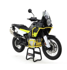 CROSSPRO АЛЮМІНІЄВІ ЗАХИСТИ ВІД УДАРУ ДВИГУН I ОХОЛОДЖУВАЧІ (G?RNE) HUSQVARNA 901 '22-'23, 901 EXPEDITION '23-'24 КОЛІР БІЛИЙ (PASUJ? DO ORYGINALNEJ P?YЗАДНІPOD SILNIK)
