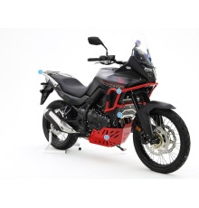 CROSSPRO АЛЮМІНІЄВІ ЗАХИСТИ ВІД УДАРУ ДВИГУН I ОХОЛОДЖУВАЧІ HONDA XL 750 TRANSALP '23-.25 КОЛІР ЧОРНИЙ (PASUJ? DO ORYGINALNEJ P?YЗАДНІPOD SILNIK)