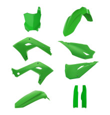 POLISPORT ПЛАСТИКОВИЙ НАБІР (FULL KIT) KAWASAKI KX 125 '03-'08; KX 250 '03-'08 (RESЗАДНІING NA MODEL 2026) W ZESTAWIE TABLICA ПЕРЕДНІNIA (8665900007) I OS?ONY AMORЗАДНІAROR?W (8398000011) КОЛІР ZIELONY