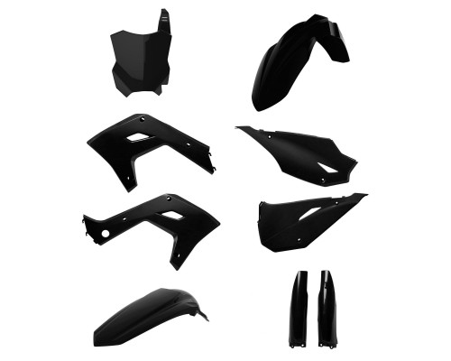 POLISPORT ПЛАСТИКОВИЙ НАБІР (FULL KIT) KAWASAKI KX 125 '03-'08; KX 250 '03-'08 (RESЗАДНІING NA MODEL 2026) W ZESTAWIE TABLICA ПЕРЕДНІNIA (8665900008) I OS?ONY AMORЗАДНІAROR?W (8398000002) КОЛІР ЧОРНИЙ