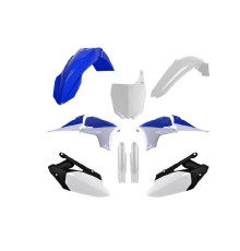 POLISPORT  ПЛАСТИКОВИЙ НАБІР (FULL KIT) YAMAHA YZ 450F '10-13 W ZESTAWIE TABLICA ПЕРЕДНІNIA (8678400001) I OS?ONY AMORЗАДНІAROR?W (8352000001) КОЛІР NIEBIESKO БІЛИЙ OEM - powystawowy, drobne rysy