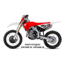 UFO 2025/04 ПЛАСТИКОВИЙ НАБІР (FULL KIT) Z КришкаMI TELESKOP?W (Амортизатор) HONDA CRF 250 R / 450 R '25-, КОЛІР БІЛИЙ / ЧЕРВОНИЙ / ЧОРНИЙ