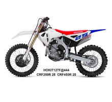 UFO 2025/04 ПЛАСТИКОВИЙ НАБІР (FULL KIT) Z КришкаMI TELESKOP?W (Амортизатор) HONDA CRF 250 R / 450 R '25-, КОЛІР БІЛИЙ / NIEBIESKI