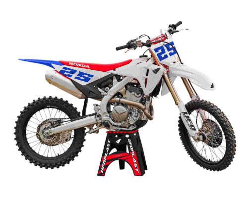UFO 2025/04 ПЛАСТИКОВИЙ НАБІР (FULL KIT) Z КришкаMI TELESKOP?W (Амортизатор) HONDA CRF 250 R / 450 R '25-, КОЛІР БІЛИЙ / NIEBIESKI