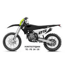 UFO 2025/04 ПЛАСТИКОВИЙ НАБІР (FULL KIT) Z КришкаMI TELESKOP?W (Амортизатор) HONDA CRF 250 R / 450 R '25-, КОЛІР ЧОРНИЙ / БІЛИЙ