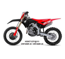UFO 2025/04 ПЛАСТИКОВИЙ НАБІР (FULL KIT) Z КришкаMI TELESKOP?W (Амортизатор) HONDA CRF 250 R / 450 R '25-, КОЛІР ЧЕРВОНИЙ / ЧОРНИЙ