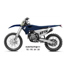 UFO 2025/04 ПЛАСТИКОВИЙ НАБІР (FULL KIT) Z КришкаMI TELESKOP?W (Амортизатор) HONDA CRF 250 R / 450 R '25-, КОЛІР GRANATOWY / БІЛИЙ