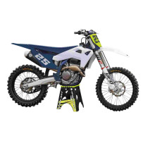 UFO 2025/04 ПЛАСТИКОВИЙ НАБІР (FULL KIT) Z КришкаMI TELESKOP?W (Амортизатор) HUSQVARNA TC 125 / 150 / 250 / 300 '25, TX 300 '25-, FC 250 / 350 / 450 '25-, FX 350 / 450 '25-, КОЛІР БІЛИЙ / GRANATOWY
