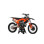 UFO 2025/04 ПЛАСТИКОВИЙ НАБІР (FULL KIT) Z КришкаMI TELESKOP?W (Амортизатор) KTM SX 125 / 150 / 250 / 300 