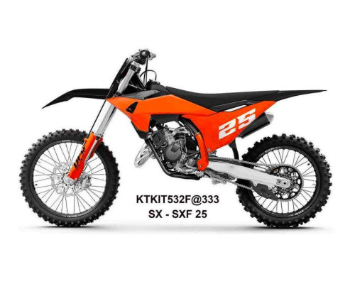 UFO 2025/04 ПЛАСТИКОВИЙ НАБІР (FULL KIT) Z КришкаMI TELESKOP?W (Амортизатор) KTM SX 125 / 150 / 250 / 300 '25, SXF (SX-F) 250 / 350 / 450 '25-, КОЛІР ПОМАРАНЧЕВИЙ / ЧОРНИЙ