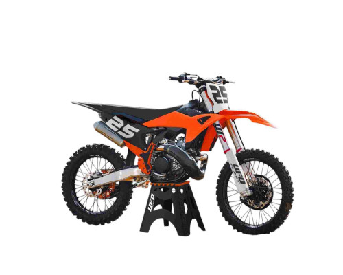 UFO 2025/04 ПЛАСТИКОВИЙ НАБІР (FULL KIT) Z КришкаMI TELESKOP?W (Амортизатор) KTM SX 125 / 150 / 250 / 300 '25, SXF (SX-F) 250 / 350 / 450 '25-, КОЛІР ПОМАРАНЧЕВИЙ / ЧОРНИЙ / БІЛИЙ