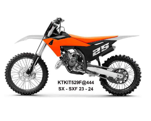 UFO 2025/04 ПЛАСТИКОВИЙ НАБІР (FULL KIT) Z КришкаMI TELESKOP?W (Амортизатор) KTM SX 125 / 250 / 300 TBI '23-'24, SX-F 250 / 350 / 450 '23-'24 КОЛІР ЧОРНИЙ / ПОМАРАНЧЕВИЙ / БІЛИЙ