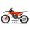 UFO 2025/04 ПЛАСТИКОВИЙ НАБІР (FULL KIT) Z КришкаMI TELESKOP?W (Амортизатор) KTM SX 125 / 250 / 300 TBI 