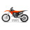 UFO 2025/04 ПЛАСТИКОВИЙ НАБІР (FULL KIT) Z КришкаMI TELESKOP?W (Амортизатор) KTM SX 125 / 250 / 300 TBI 