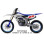 UFO 2025/04 ПЛАСТИКОВИЙ НАБІР (FULL KIT) Z КришкаMI TELESKOP?W (Амортизатор) YAMAHA YZF 250 