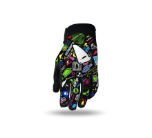 НЛО 2025/09? SKYLINE KIDS MOTOCROSS GLOVES COLLECTION ЧОРНИЙ / UFO APPLICATION MIX РОЗМІР S - КОЛЕКЦІЯ 2025