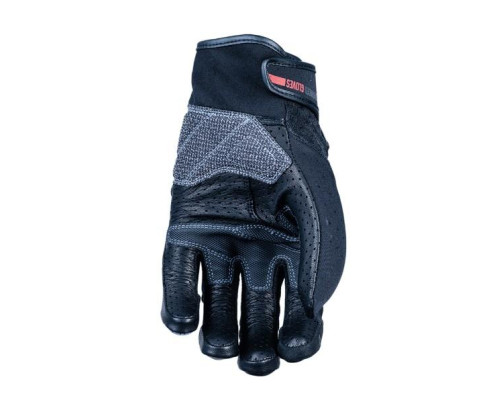FIVE GLOVES RĘKAWICE SKÓRZANO-TEKSTYLNE TFX3 AIRFLOW KOLOR CZARNY/SZARY ROZMIAR 10 (L)